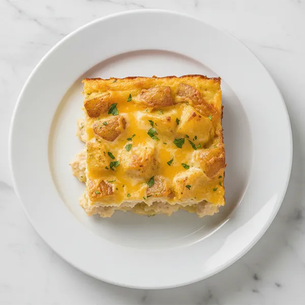 Creamy Cheddar Chicken Casserole with Potatoes